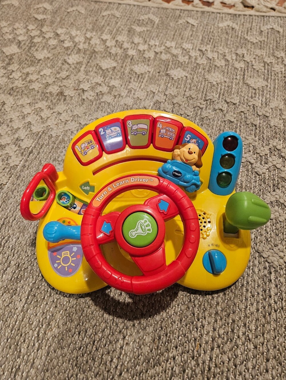 Vtech Turn & Learn Driver Baby Toy Car Infant Montessori Music Activity Center